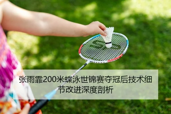 张雨霏200米蝶泳世锦赛夺冠后技术细节改进深度剖析